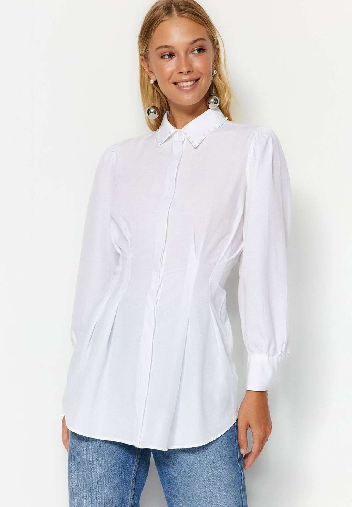 Блуза-рубашка MODEST