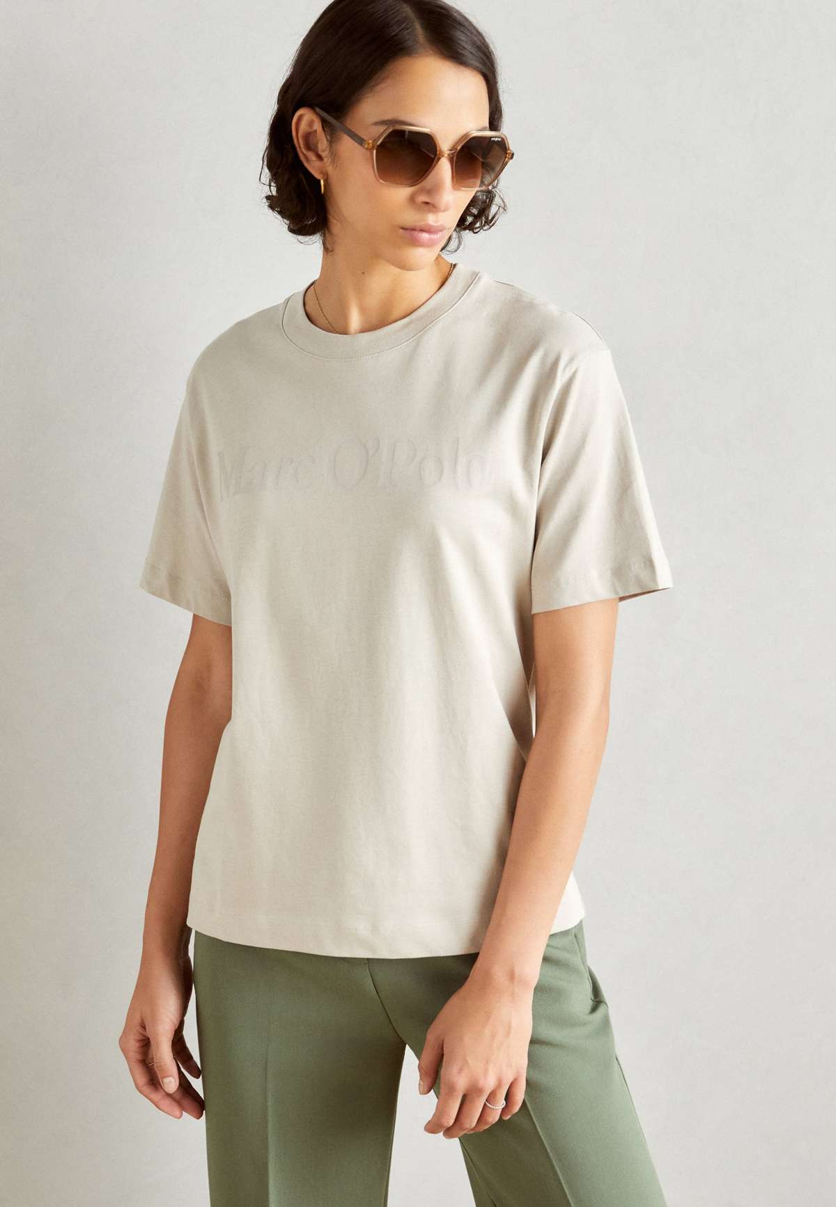 Футболка SHORT SLEEVE ROUND NECK RELAXED FIT LOGO TEE