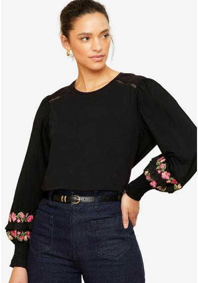 Кофта EMBROIDERED PUFF SLEEVE -REGULAR FIT