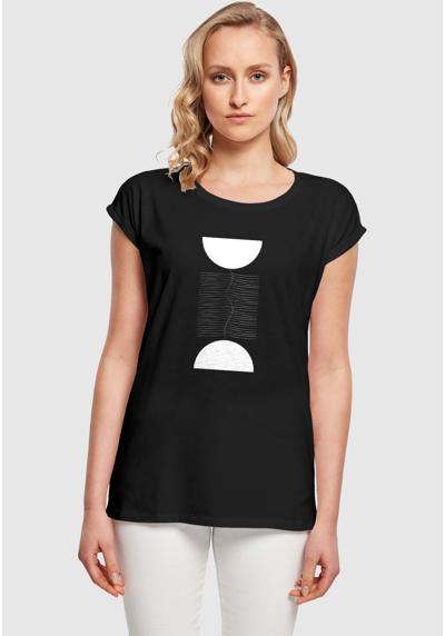 Футболка ABSTRACT LINES EXTENDED SHOULDER TEE