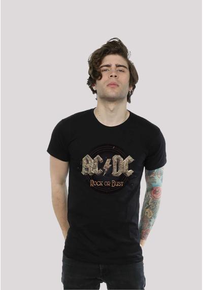 ACDC ROCK OR BUST - PREMIUM ROCK MUSIK BAND FAN MERCH FÜR - T-Shirt print ACDC ROCK OR BUST