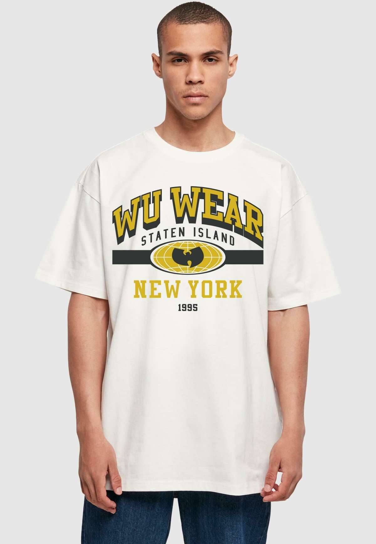 Футболка WU WEAR STATEN ISLAND COLLEGE OVERSIZE TEE