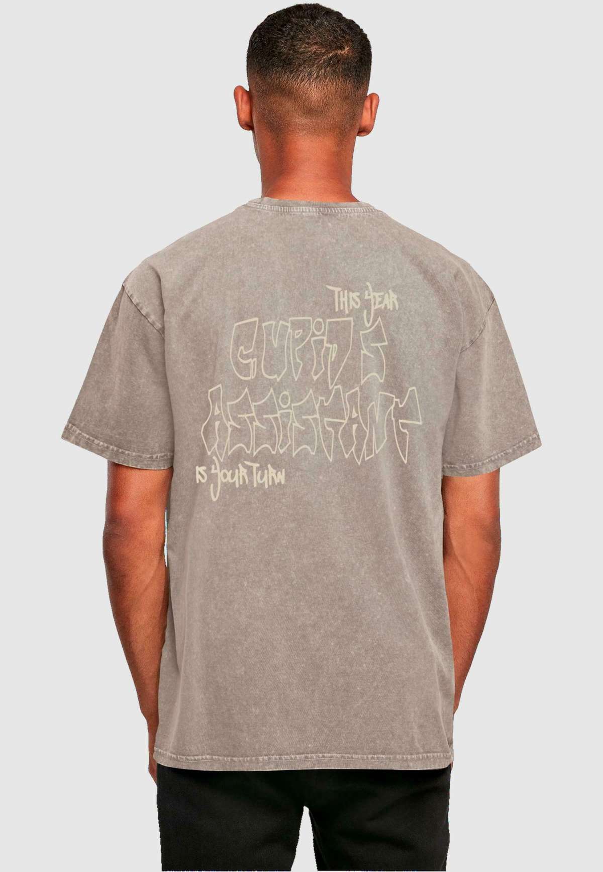 Футболка CUPID?S ASSISTANT ACID WASHED HEAVY OVERSIZE