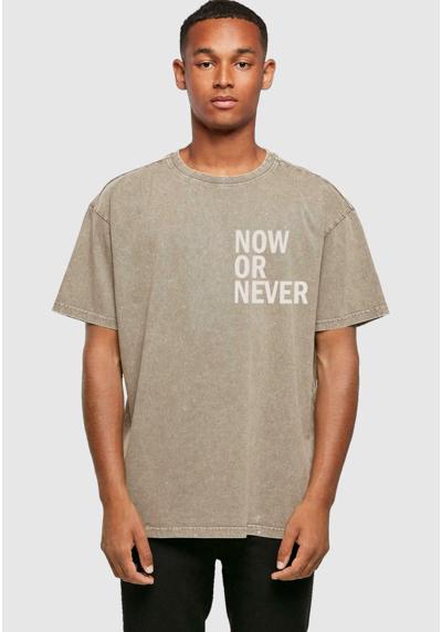 Футболка NOW OR NEVER ACID WASHED