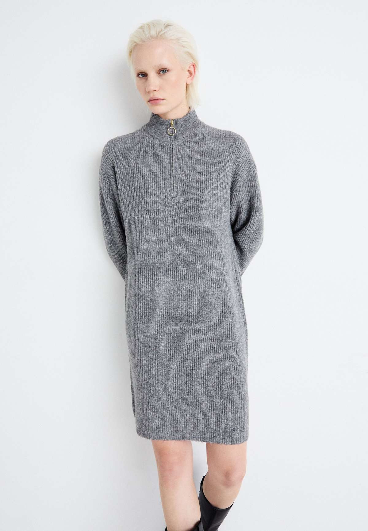 Трикотажное платье ONLTOKYO ZIP DRESS