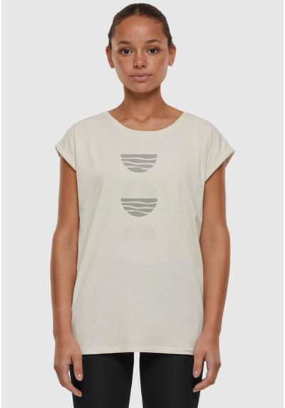 Футболка ABSTRACT WAVES EXTENDED SHOULDER TEE