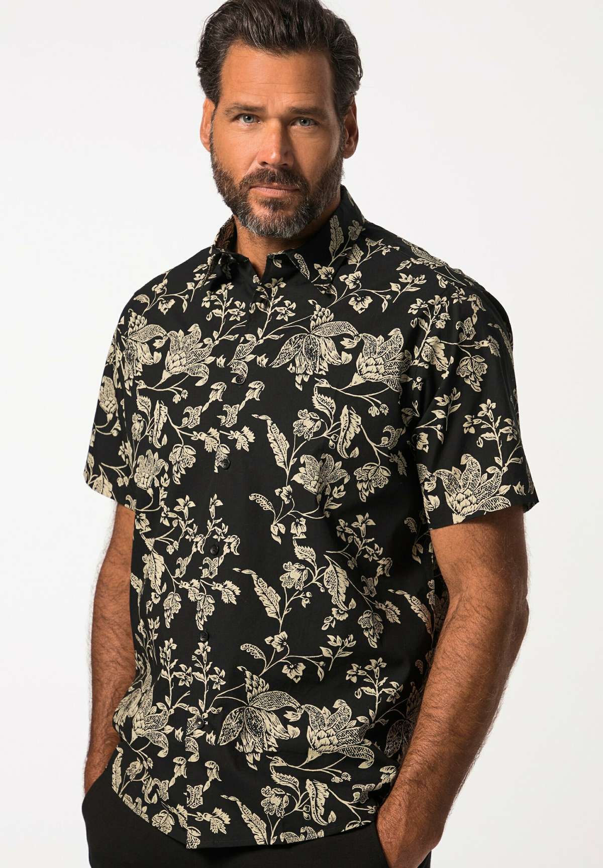 Рубашка SHORT SLEEVE ALL-OVER PRINT CUBA FIT