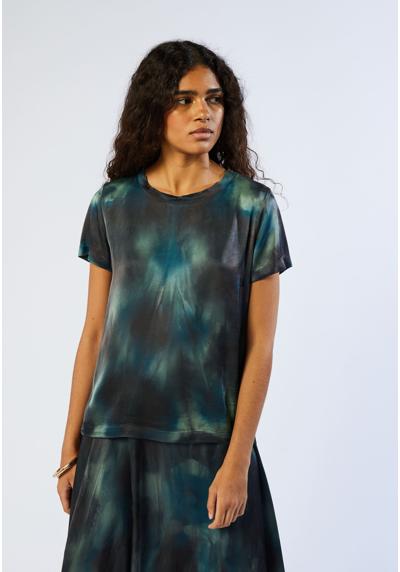 Блузка SHORT SLEEVED IN TYE A DYE STRETCH