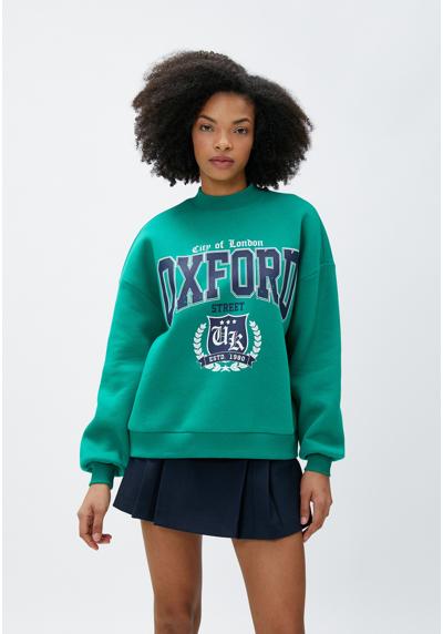 Кофта LONG SLEEVE PRINTED HIGH NECK VARSITY