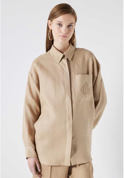 Блуза-рубашка WITH MONOGRAM EMBROIDERY