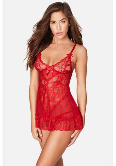 Ночное белье NEGLIGE NACHTHEMD LEANDRA ROT