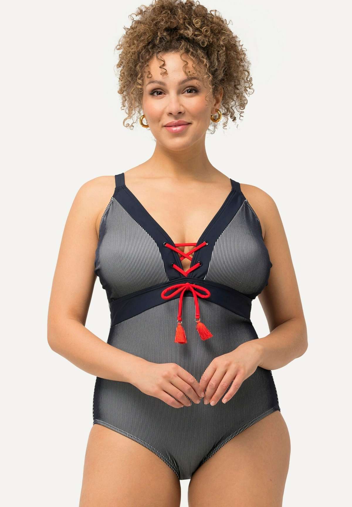 Купальник PADDED CUPS AND STRIPED DESIGN