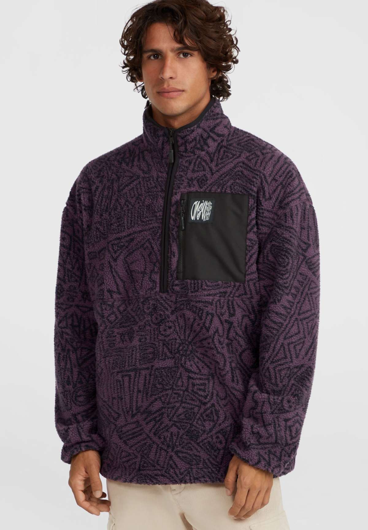 Флисовая куртка SURF HEROES HIGH PILE HALF ZIP FLEECE