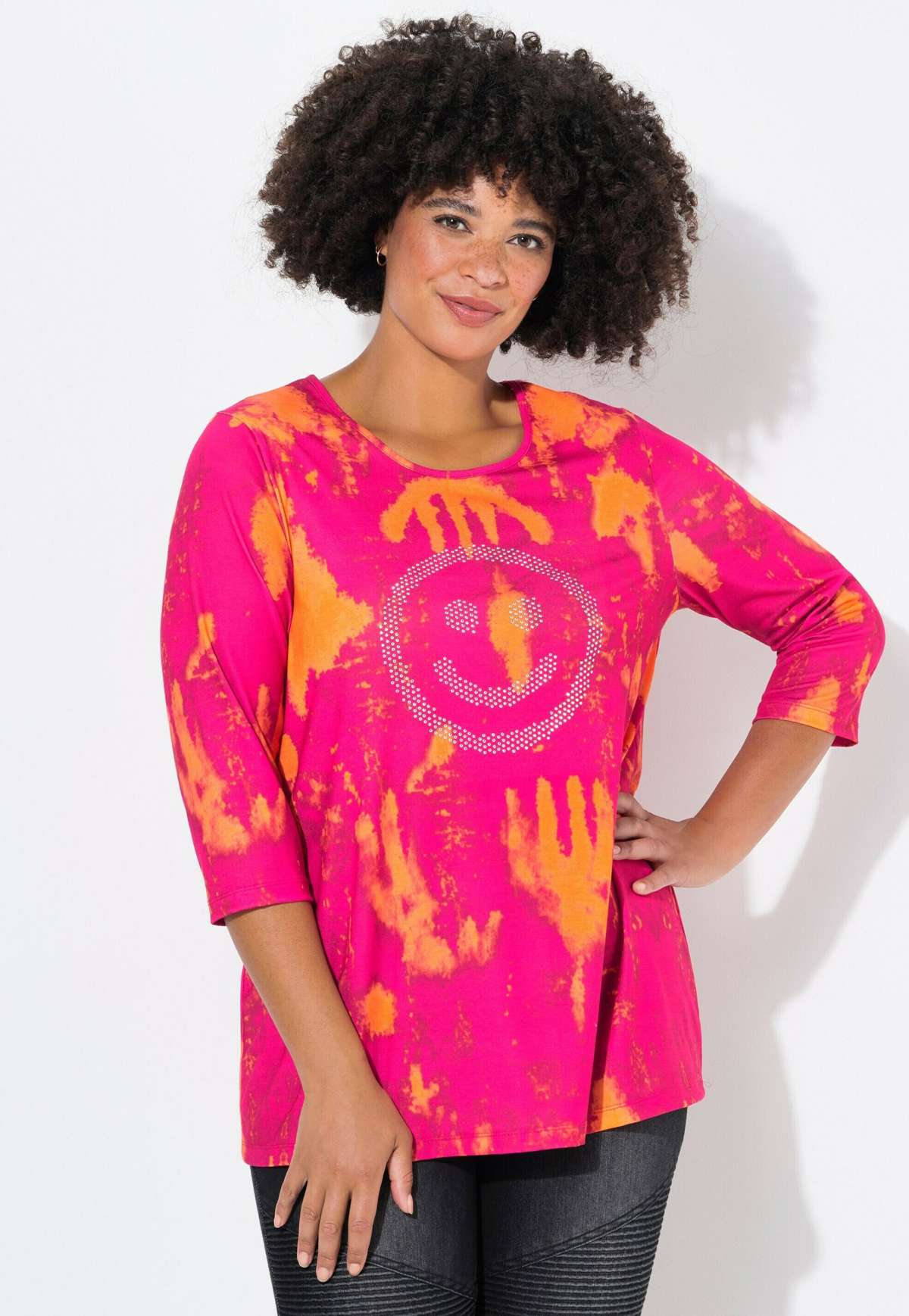 Кофта STRAIGHT CUT SMILEY BATIK PATTERN