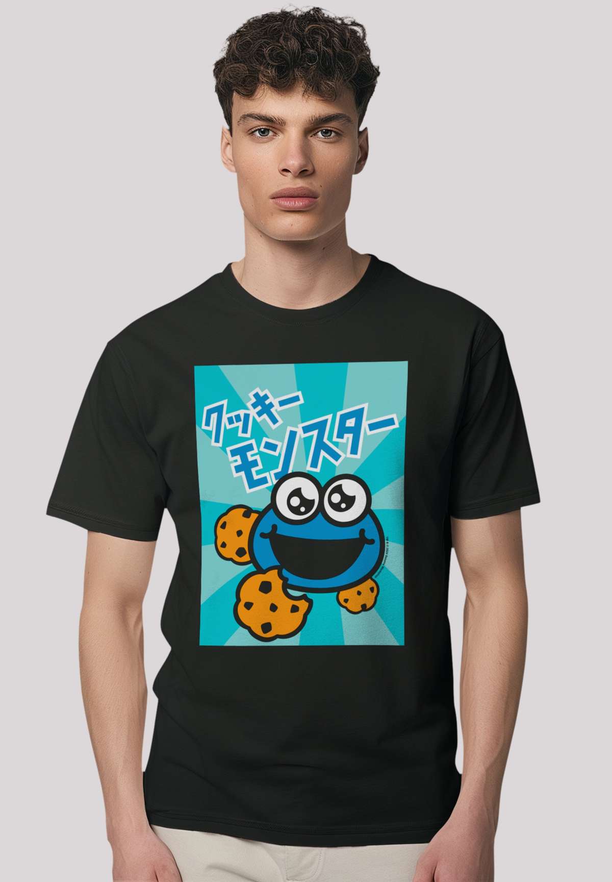 Футболка SESAMSTRASSE COOKIE MONSTER ANIME