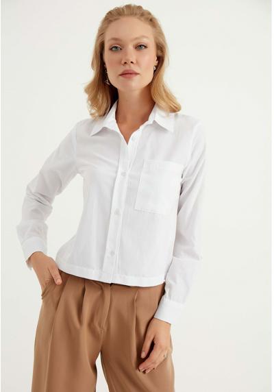 Блуза-рубашка BASIC WITH POCKET