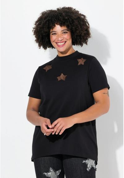 Футболка CUT-OUT STARS STAND-UP COLLAR