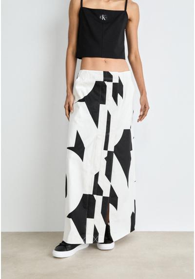 Юбка LONG SKIRT WITH GIANT CUT LOGO