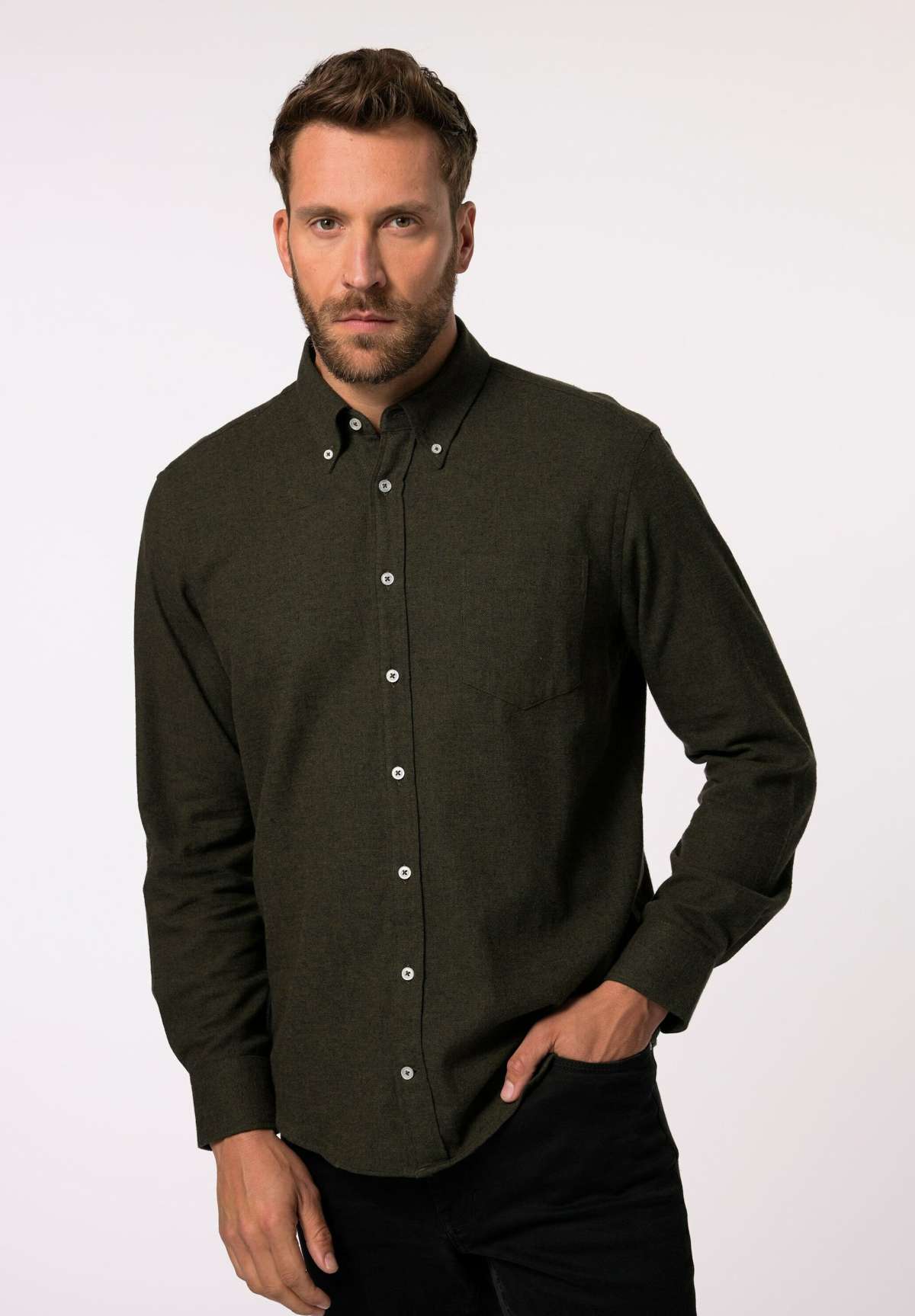 Рубашка LANGARM BUTTONDOWN-KRAGEN MODERN FIT BIS 8 XL