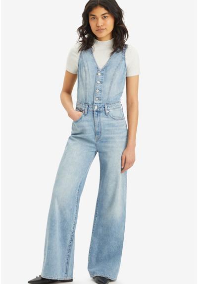 Комбинезон DENIM WIDE LEG JUMPSUIT