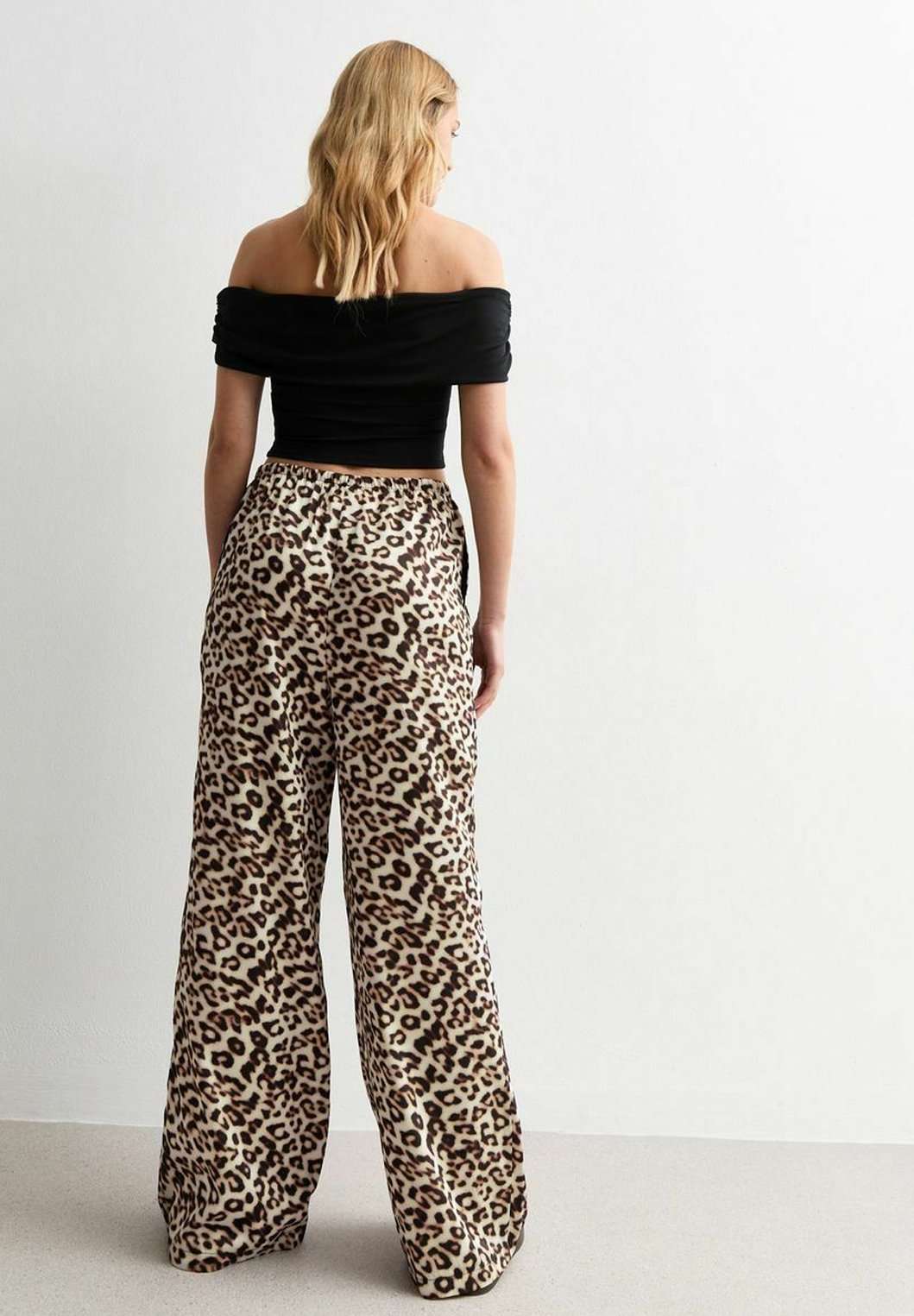 Брюки LEOPARD WIDE LEG