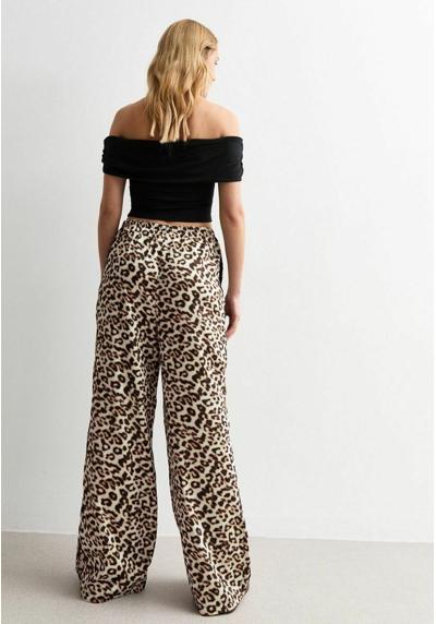 Брюки LEOPARD WIDE LEG