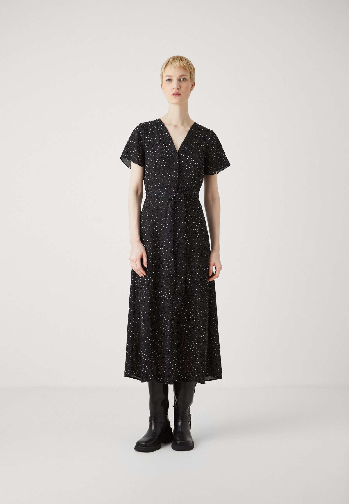 Платье-блузка VMSIDRA V NECK 7/8 DRESS