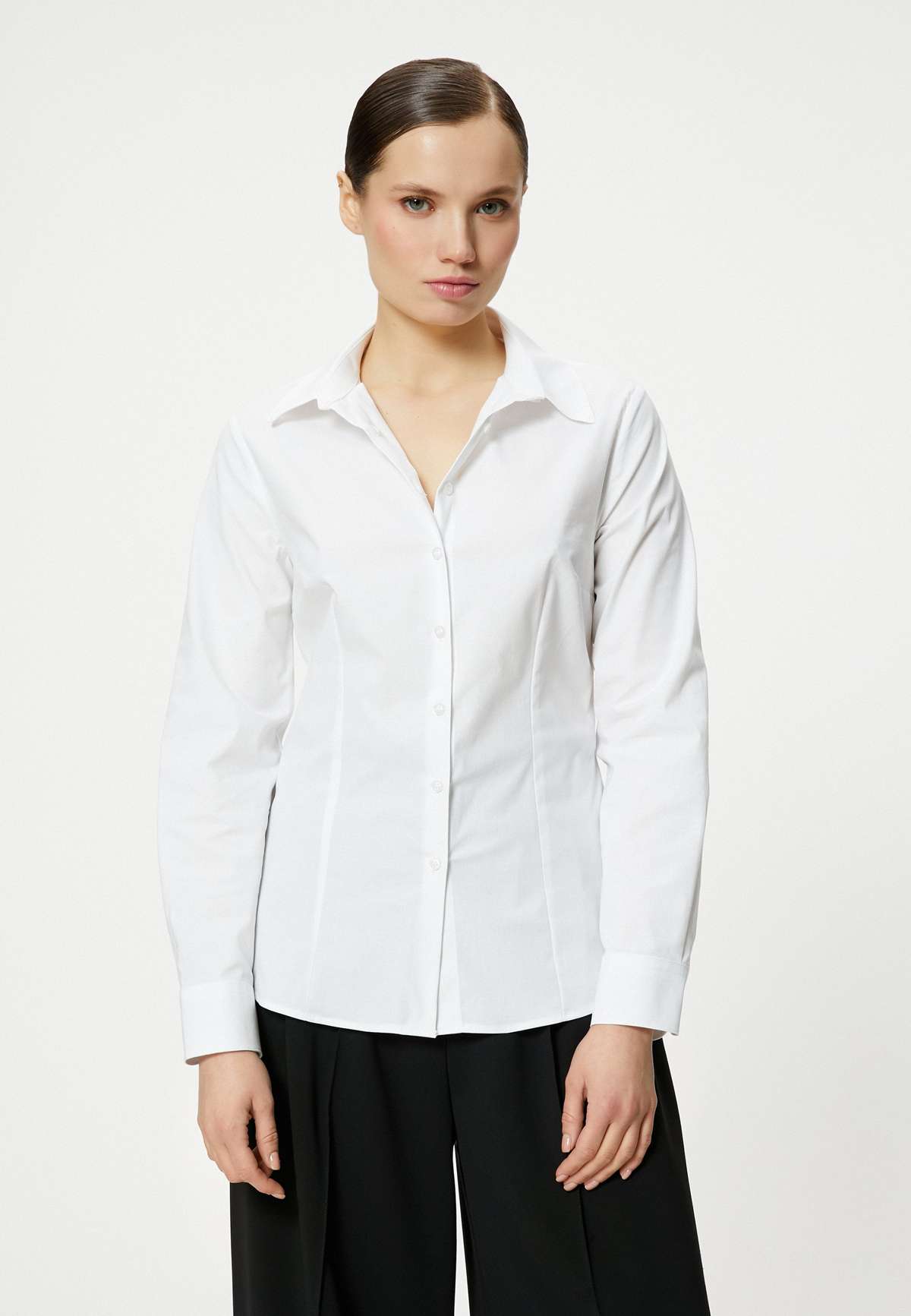 Блуза-рубашка BUTTONED LONG SLEEVE