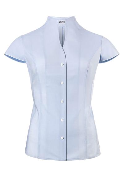 Блуза-рубашка SLIGHTLY FITTED CUP SHAPED COLLAR SHORT SLEEVES