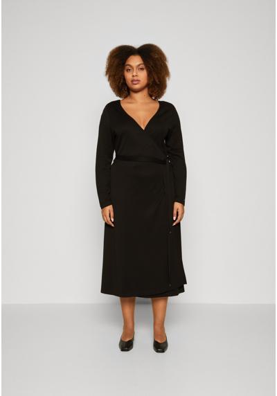 Трикотажное платье SMOOTH LINES WRAP MIDI DRESS