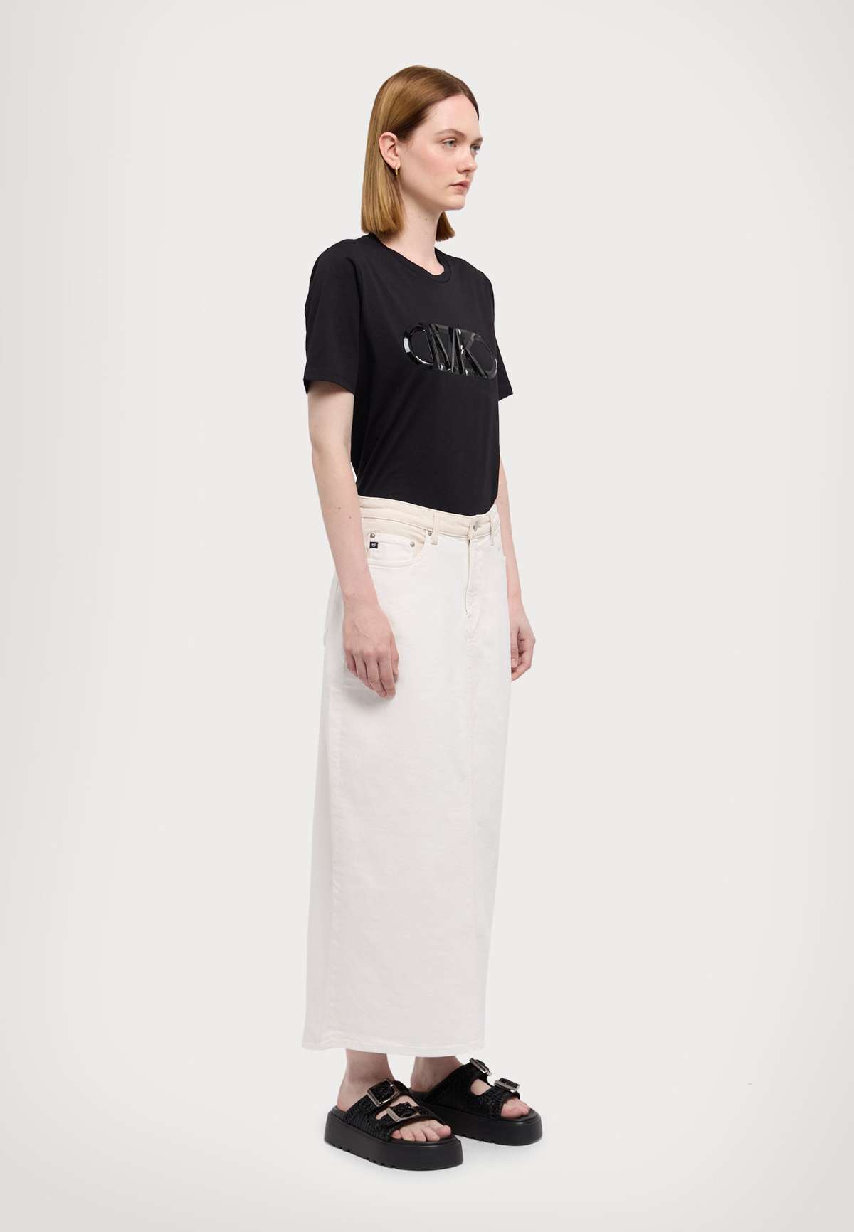 Юбка TWO TONE LONG SKIRT