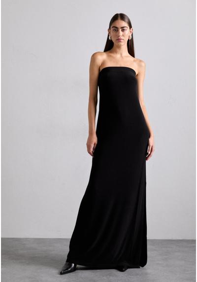 Трикотажное платье STRAPLESS TAILORED SIDE SLIT GOWN