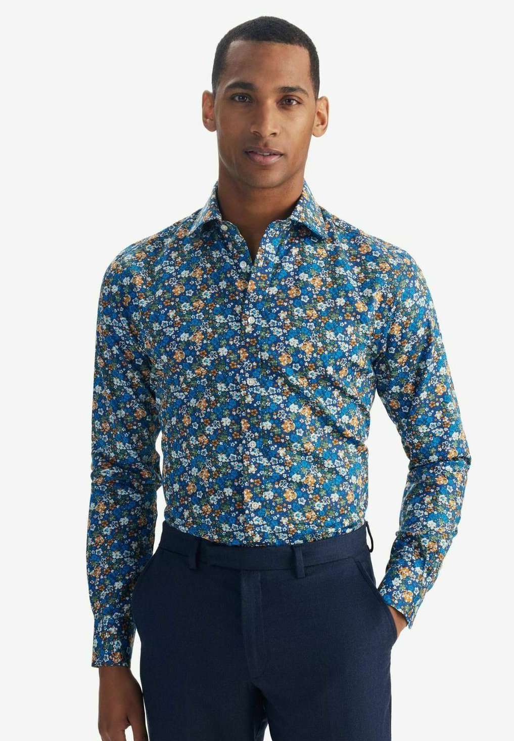 Рубашка TWILL PRINTED BUTTON UP