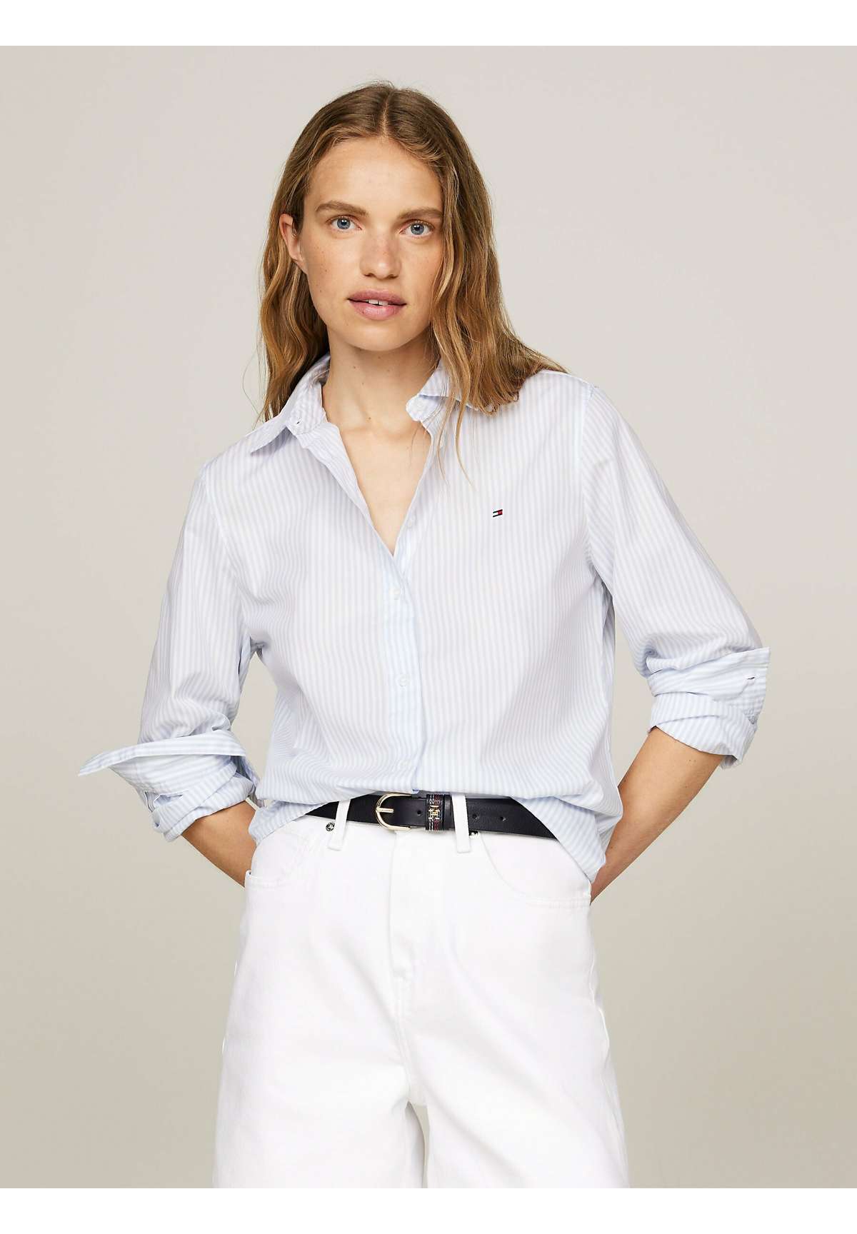 Блуза-рубашка ESSENTIAL STRIPE REGULAR FIT