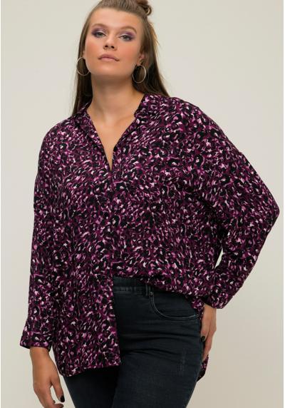 Блуза-рубашка COLOR LEO KRAGEN LANGARM