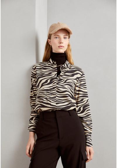 Блуза-рубашка RELAXED FIT SHIRT WITH ANIMAL PRINT