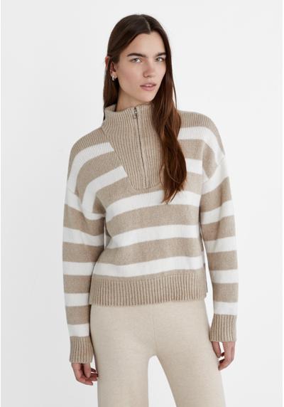 Пуловер STRIPED WITH ZIP STRIPED WITH ZIP