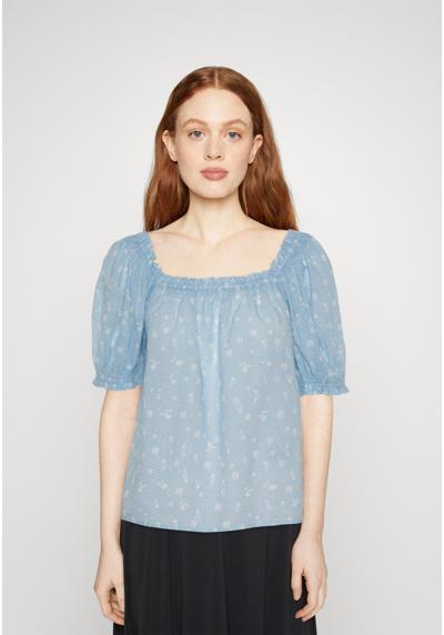 Блузка SHORT SLEEVE SQUARED NECKLINE