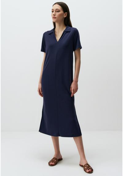 Трикотажное платье SHORT SLEEVE BASIC MIDI WITH SLITS