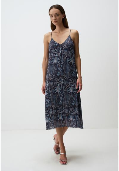 Платье PATTERNED MIDI WITH V-NECK STRAPS