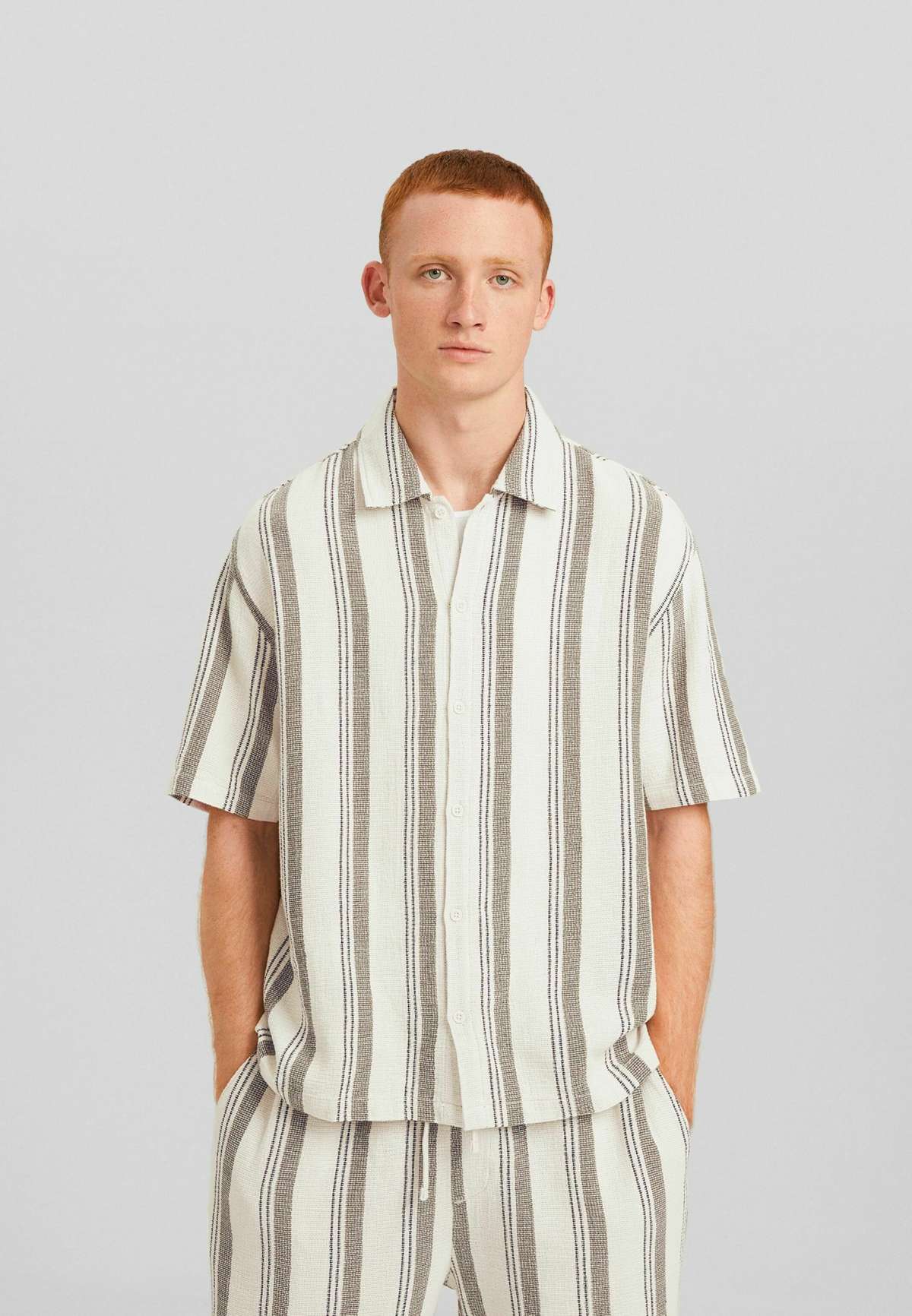 Рубашка RUSTIC STRIPED SHORT SLEEVE