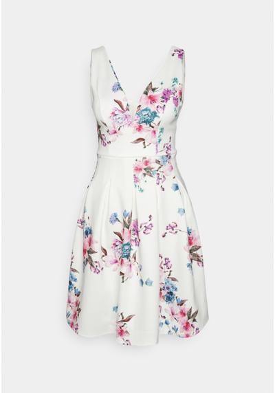 Трикотажное платье ELOISE V NECK SKATER DRESS