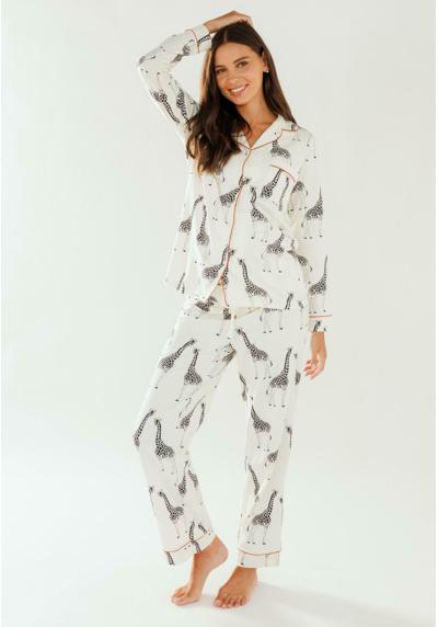 Ночное белье MATERNITY GIRAFFE BUTTON UP LONG