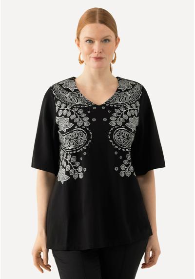 Блузка PAISLEY MOTIF SHORT SLEEVE