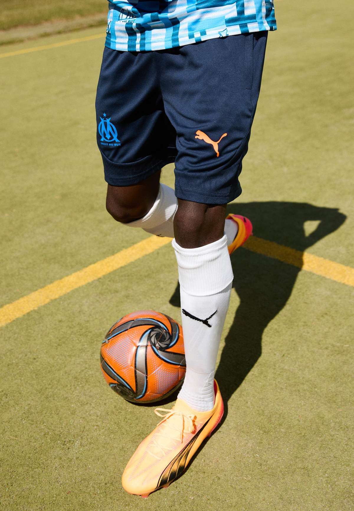 OLYMPIQUE MARSEILLE TRAINING SHORTS - Vereinsmannschaften OLYMPIQUE MARSEILLE TRAINING SHORTS