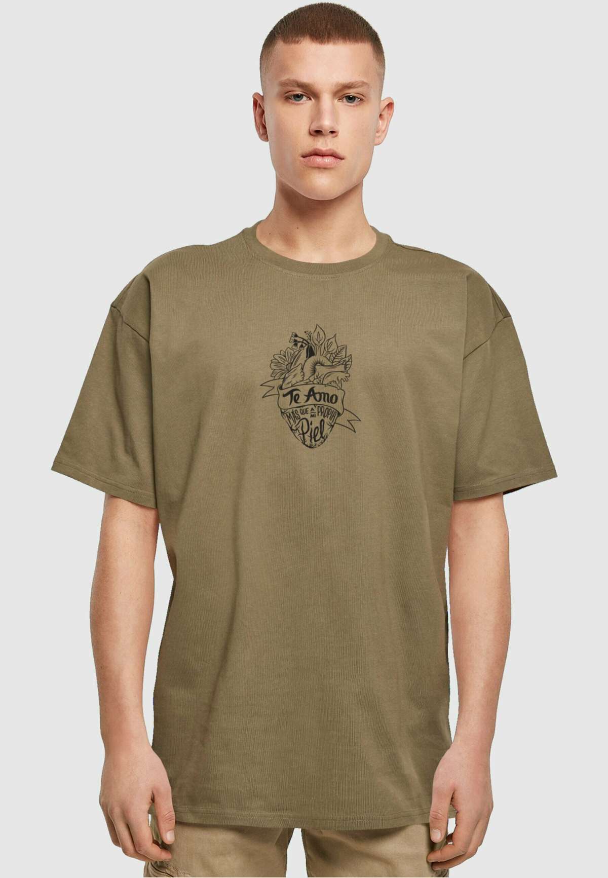 Футболка FRIDA KAHLO TE AMO OUTLINE HEAVY OVERSIZE TEE