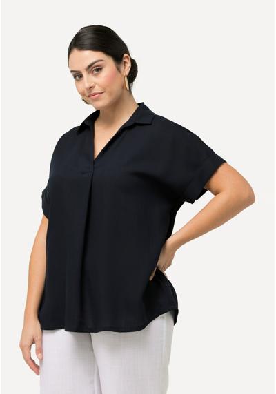 Блузка BUTTON ACCENT BACK SHORT SLEEVE