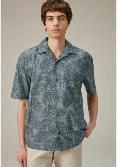 Рубашка FLORAL SHORT SLEEVE SHIRT WITH CUBAN COLLAR FLORAL SHORT SLEEVE SHIRT WITH CUBAN COLLAR