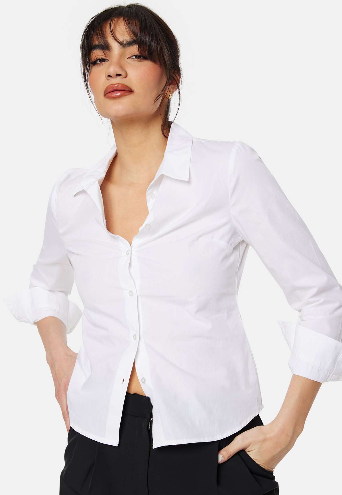 Блуза-рубашка COTTON SLIM FIT SHIRT