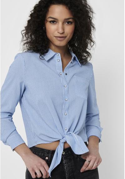 Блуза-рубашка ONLLECEY STRIPE KNOT SHIRT